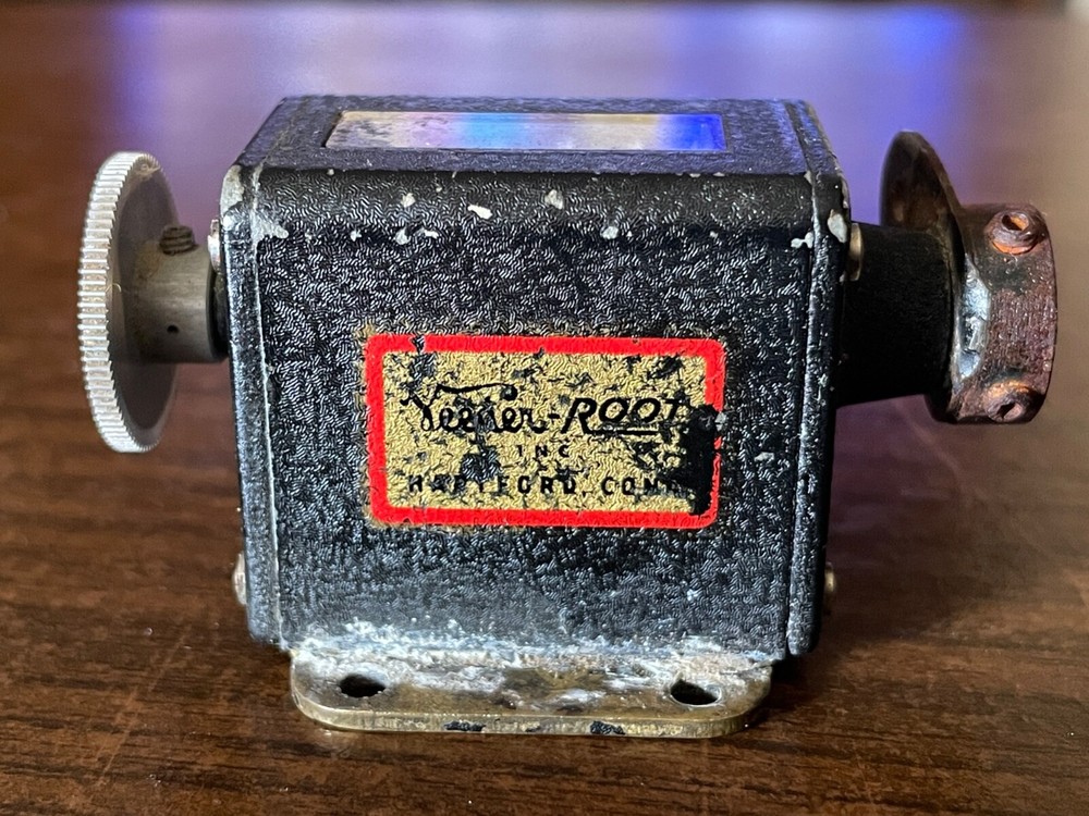 Antique Veeter Root 5-Digit Counter - Works! VEETER-ROOT Counter
