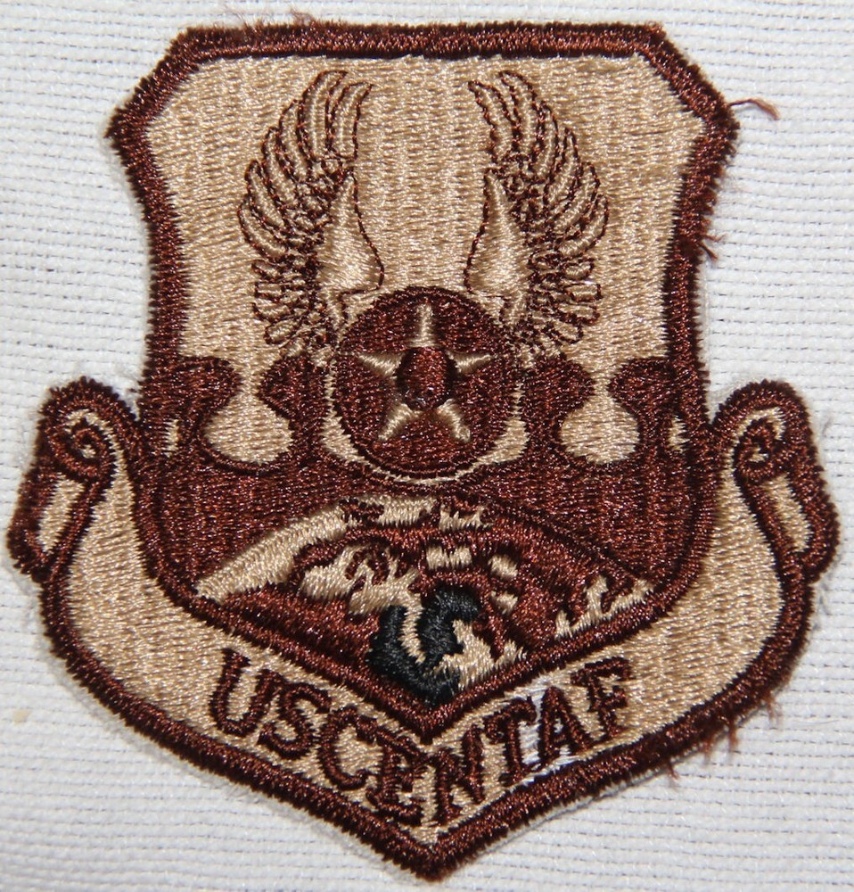ORIGINAL USAF USCENTAF PATCH, DESERT CAMO