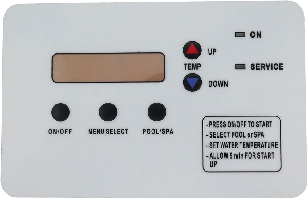472734 Heat Pump Keypad Switch Membrane Coverage For Pentair 73425 473693
