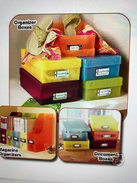 ORGANIZER BOXES S/5 PLASTIC