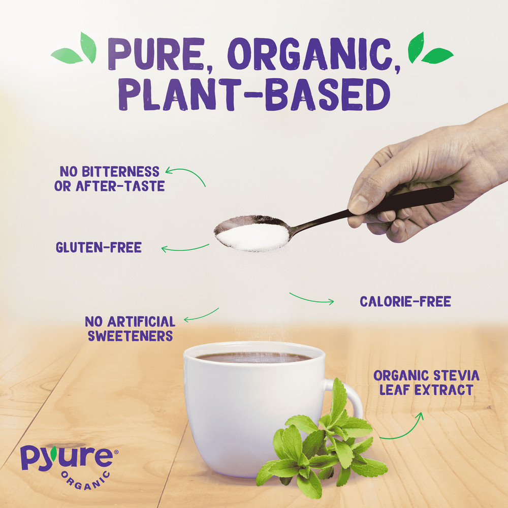 Pyure Organic Stevia Blend | Granulated Sugar Substitute