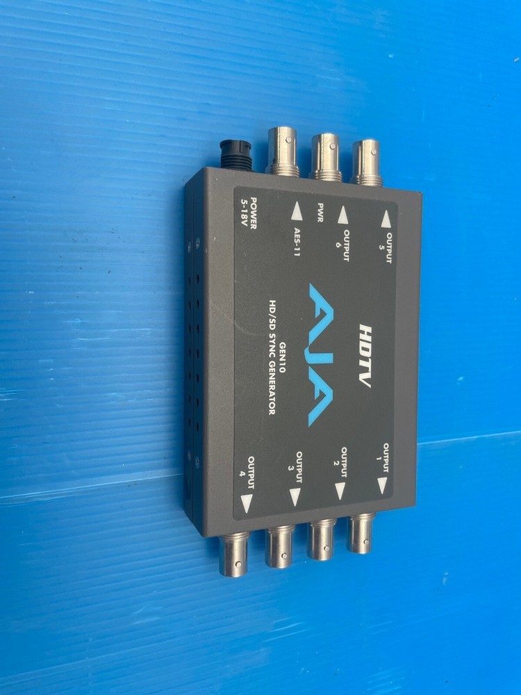 AJA GEN10 HD/SD Sync Generator Used