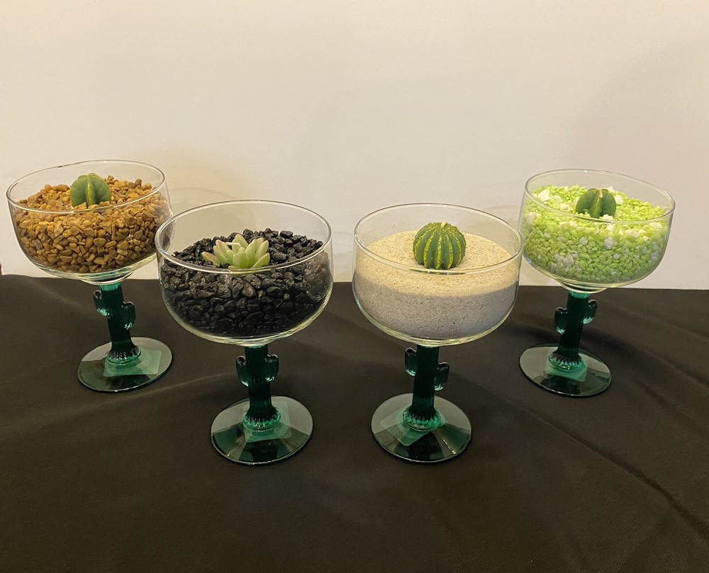 Cactus Candle Holder Set Of 2