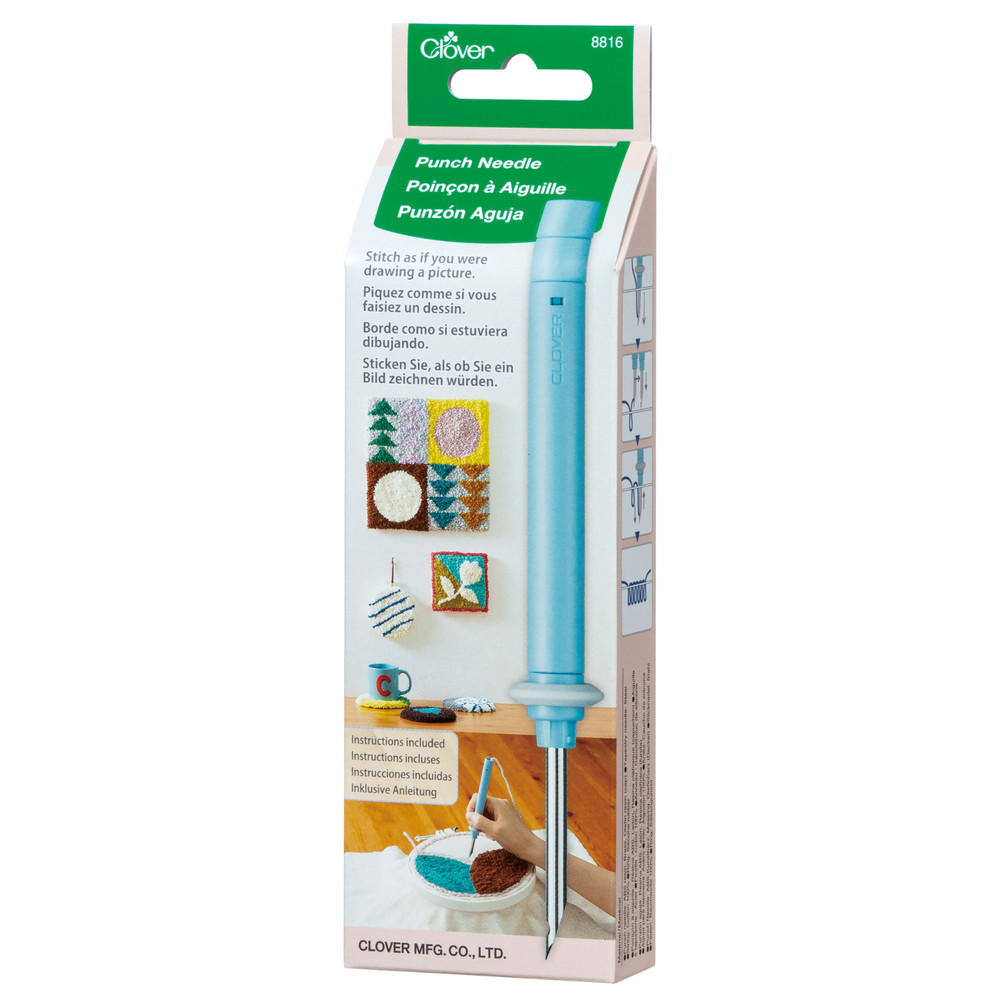 Clover Punch Needle - Adjust loop height - Medium to bulky yarn