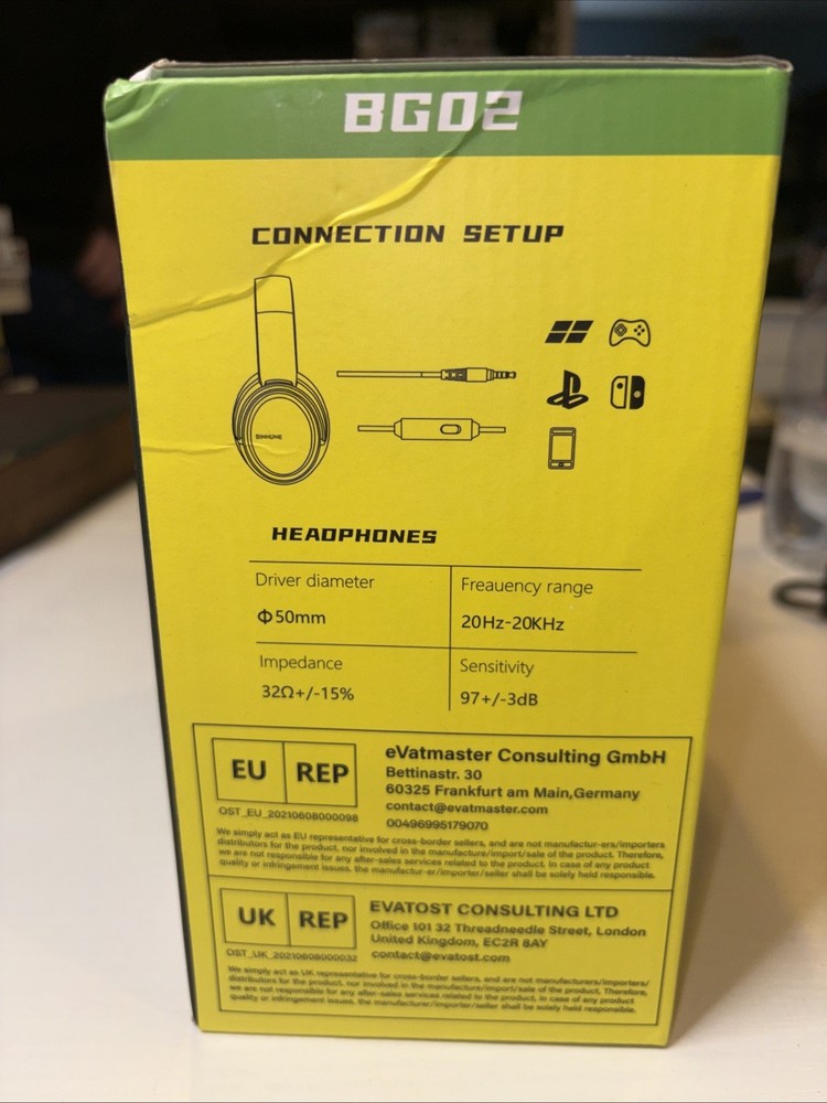 Binnune BG02 Gaming Headset - Xbox/PC/PS