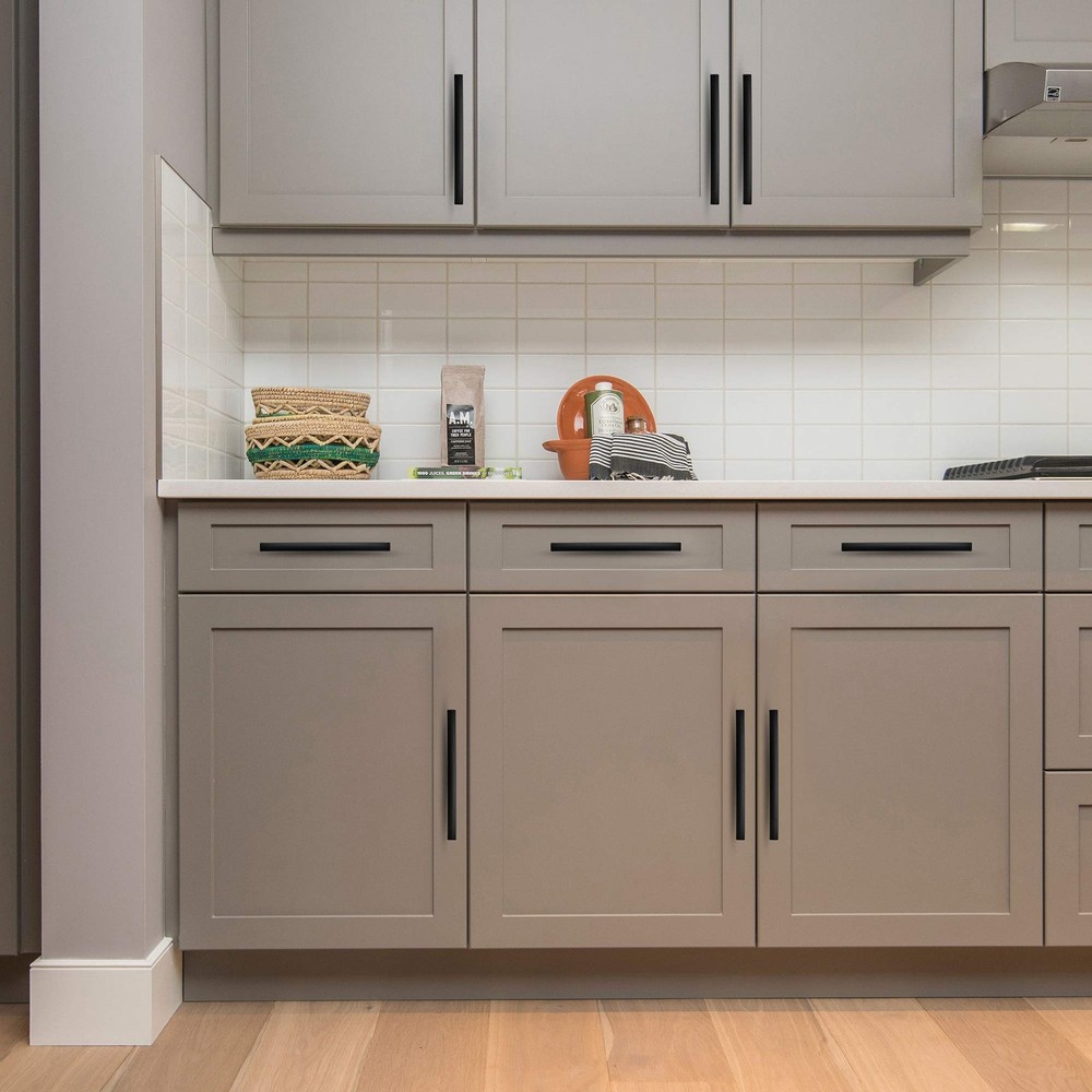 10 Pack | 7-1/4'' Curved Cabinet Pulls Matte Black Kitchen Drawer Pulls Arch ...