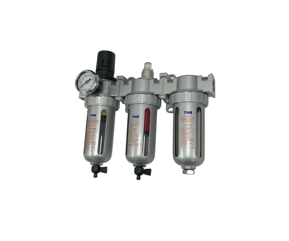 1/2" COMPRESSED AIR FILTER REGULATOR / DESICCANT DRYER / COALESCING FILTER