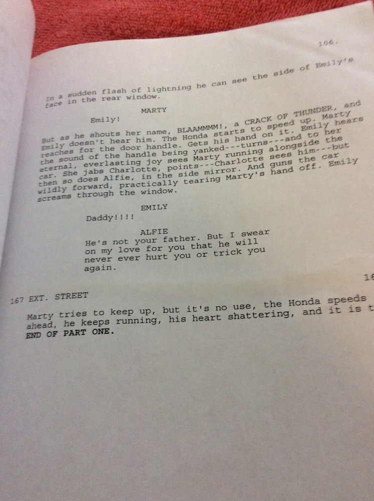 ORIGINAL SCRIPT DEAN KOONTZ'S MR. MURDER PART ONE 1997 TOLKIN STEPHEN BALDWIN