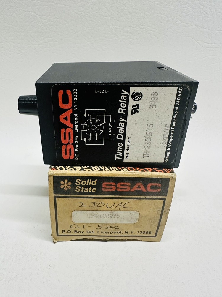 NEW SSAC TRM230A2Y5 Time Delay Relay