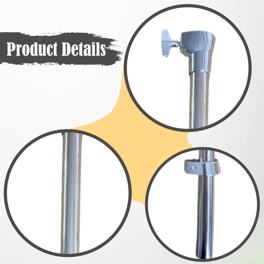 Percussion Instrument Drum Stand Raise Pole Height Adjustable Drum Bracket