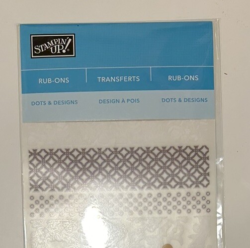 Stampin’ Up! Rub-ons, 3 Packages, New!