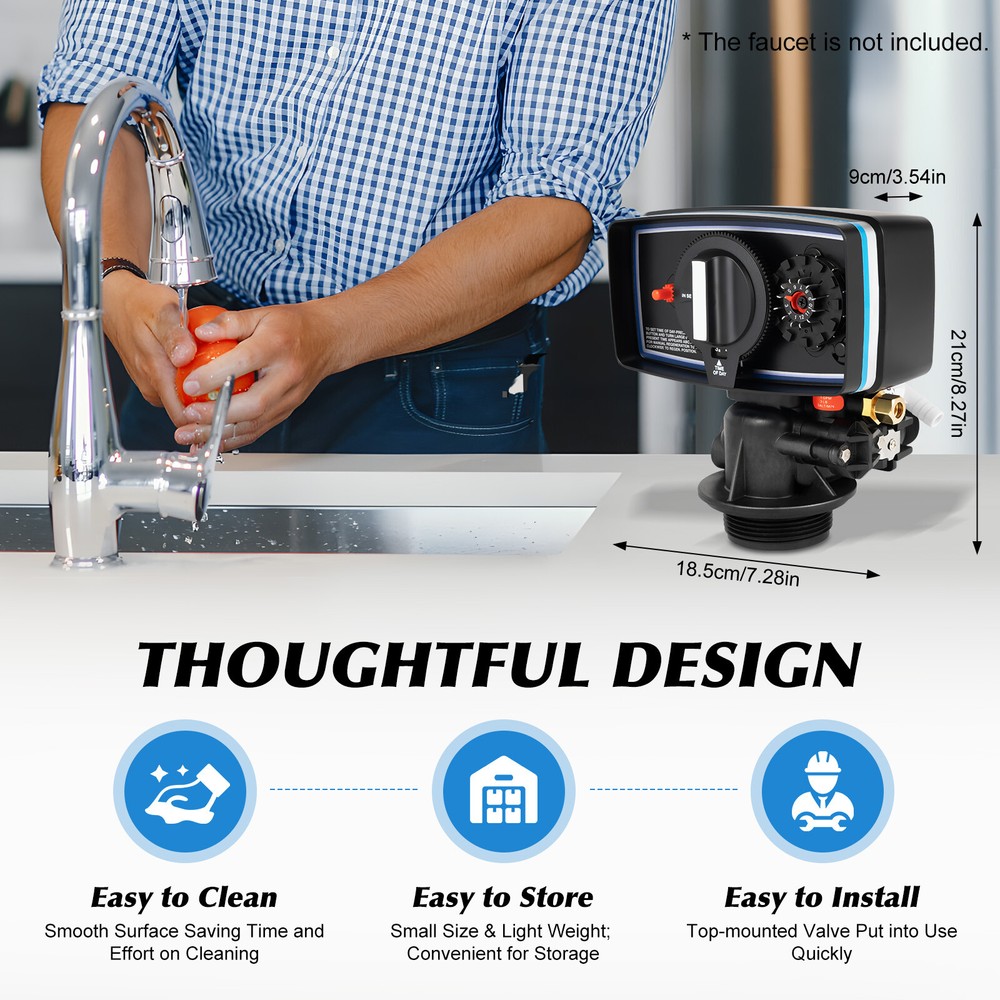 Automatic Fleck 5600 12 Day Control Timer Valve For Water Filter Softener Resin