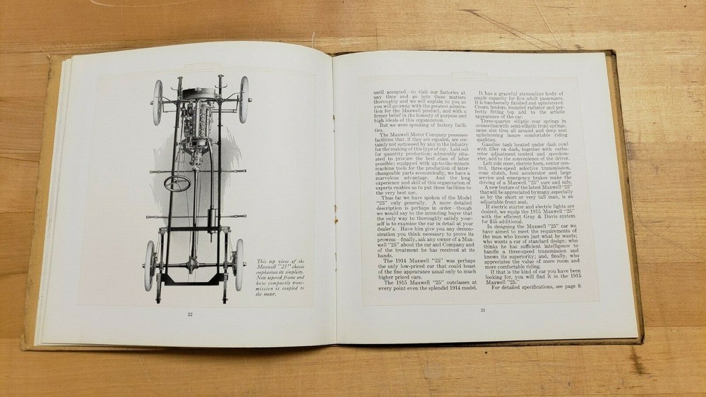 1915 Maxwell Sales Catalog