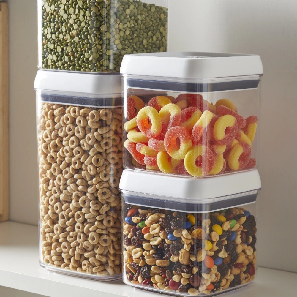 (2 pack) Canister - 4.5 Cup Flip-Tite® Square Food Storage Container