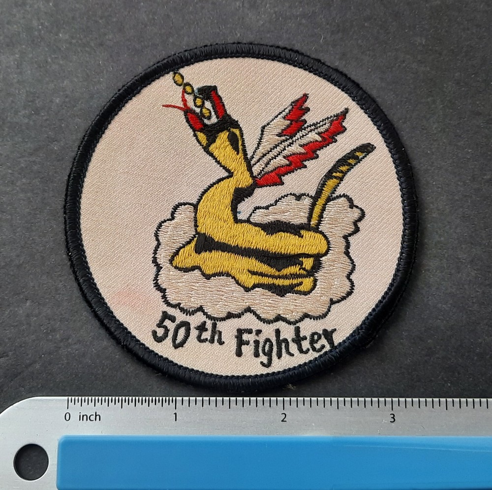 Original USAF Patch 50 FTS Flying Training Squadron T-38 50th Fighter Heritage