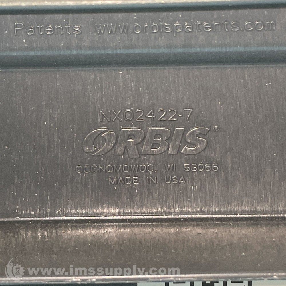 Orbis NXO2422-7 Plastic Straight Wall Container USIP