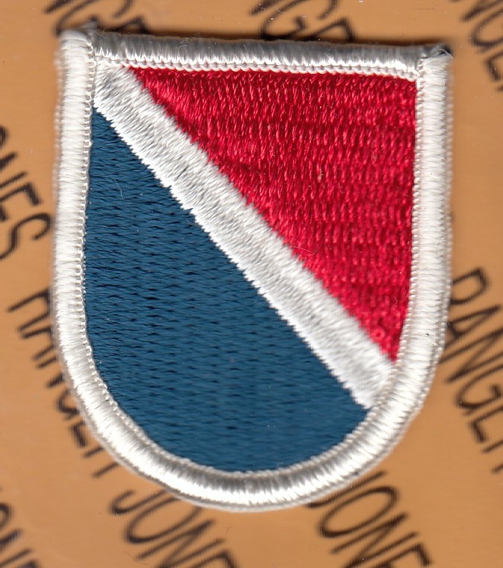 11th Special Forces Group Airborne SFGA Reserve beret flash patch type 2 m/e