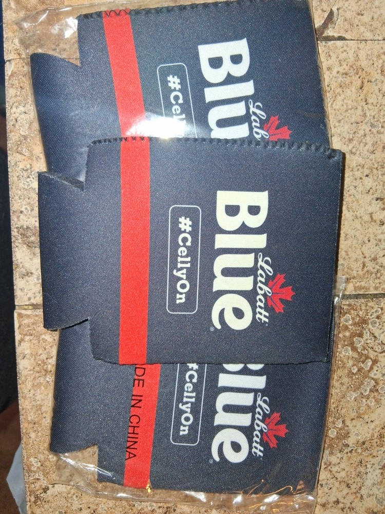 Labatt Blue Can  Koozies FLYERS