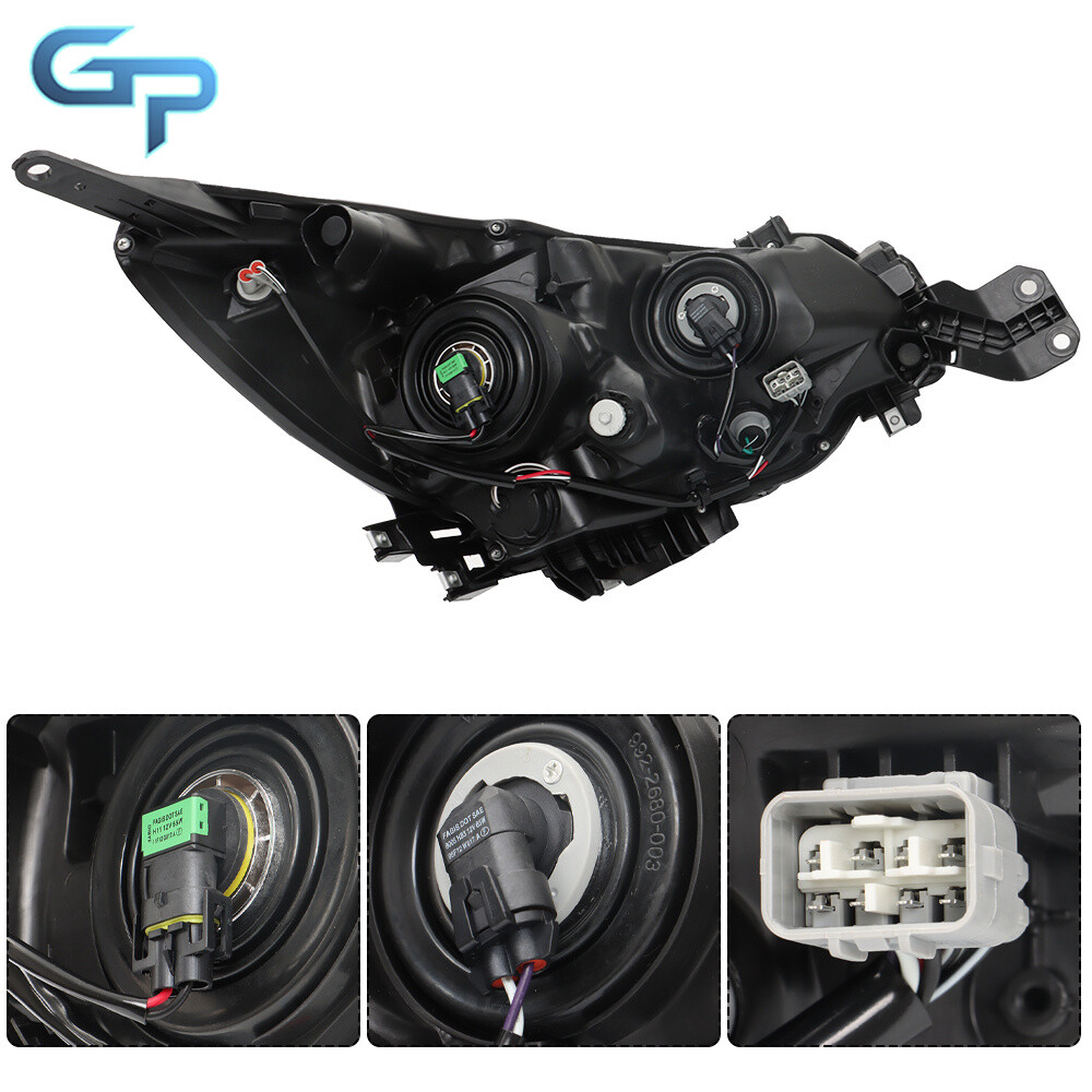 Driver Left Side Headlight For 2015-2017 Subaru Legacy/Outback Halogen Black