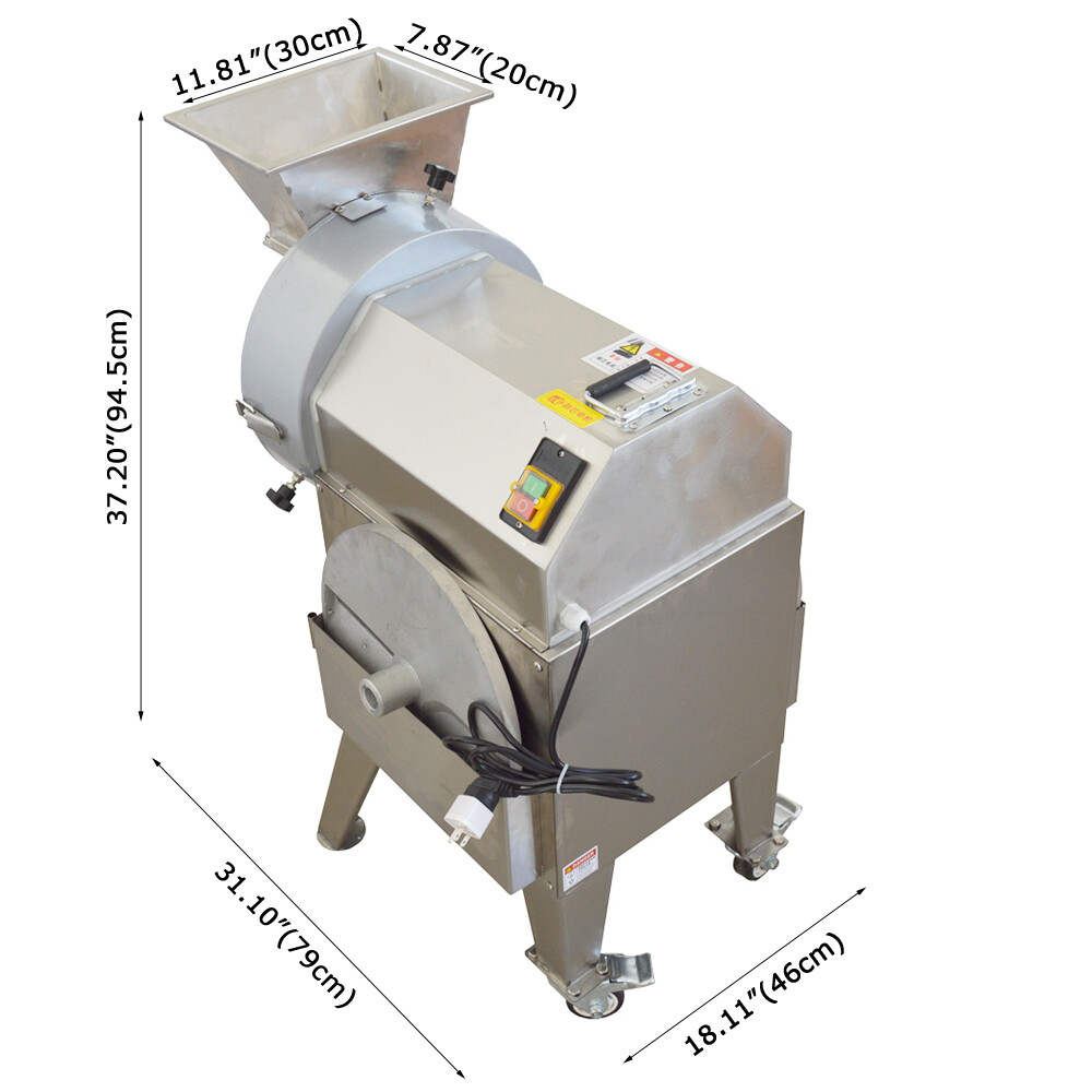 Bulb Type Root Vegetables Cabbage Potato Radish Cutting Shredding Dicing Machine