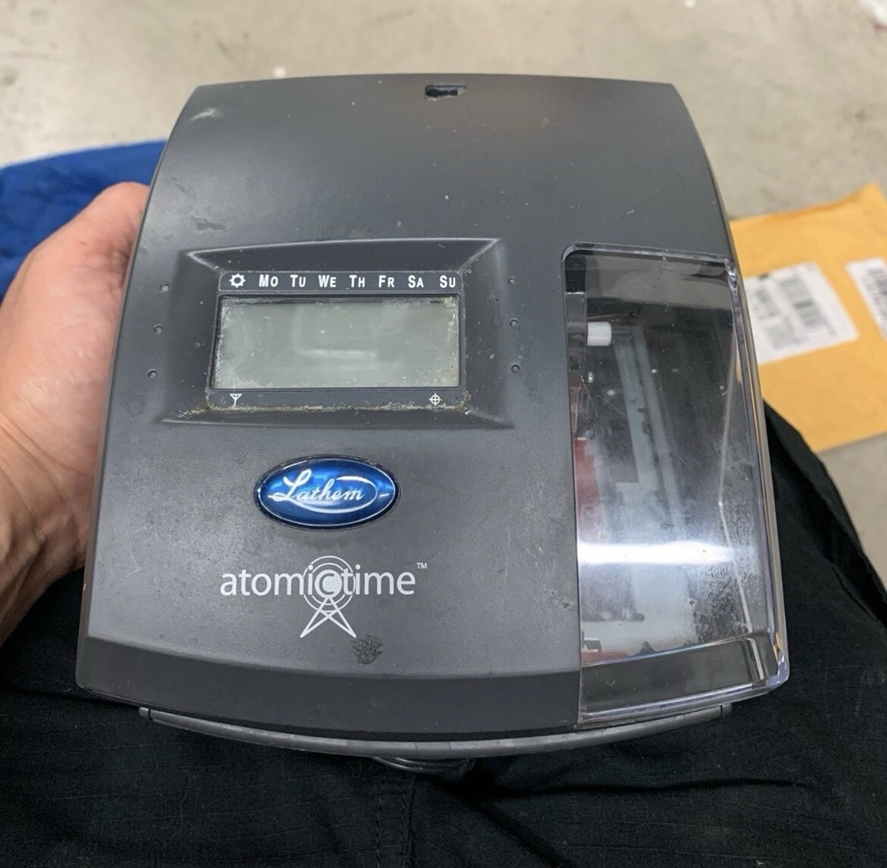 Lathem 1600E Tru-Align Atomic Time Clock