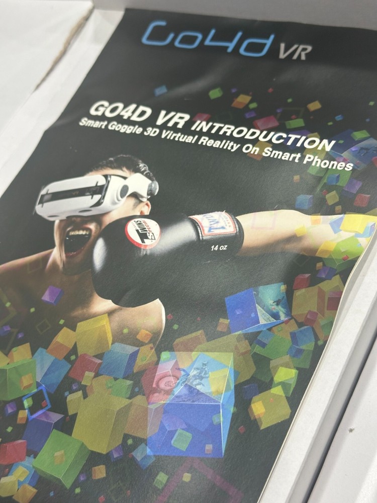 Go4d VR Virtual Reality Headset Phone Goggle Tech with Box