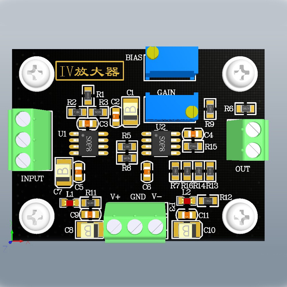 IV Conversion Amplifier Voltage Signal Amplifier Module Current To Voltage