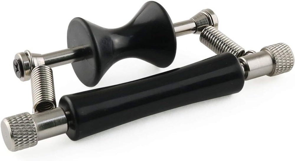 Guitar Rolling Capo Sliding Adjustable for Tuning silver + black