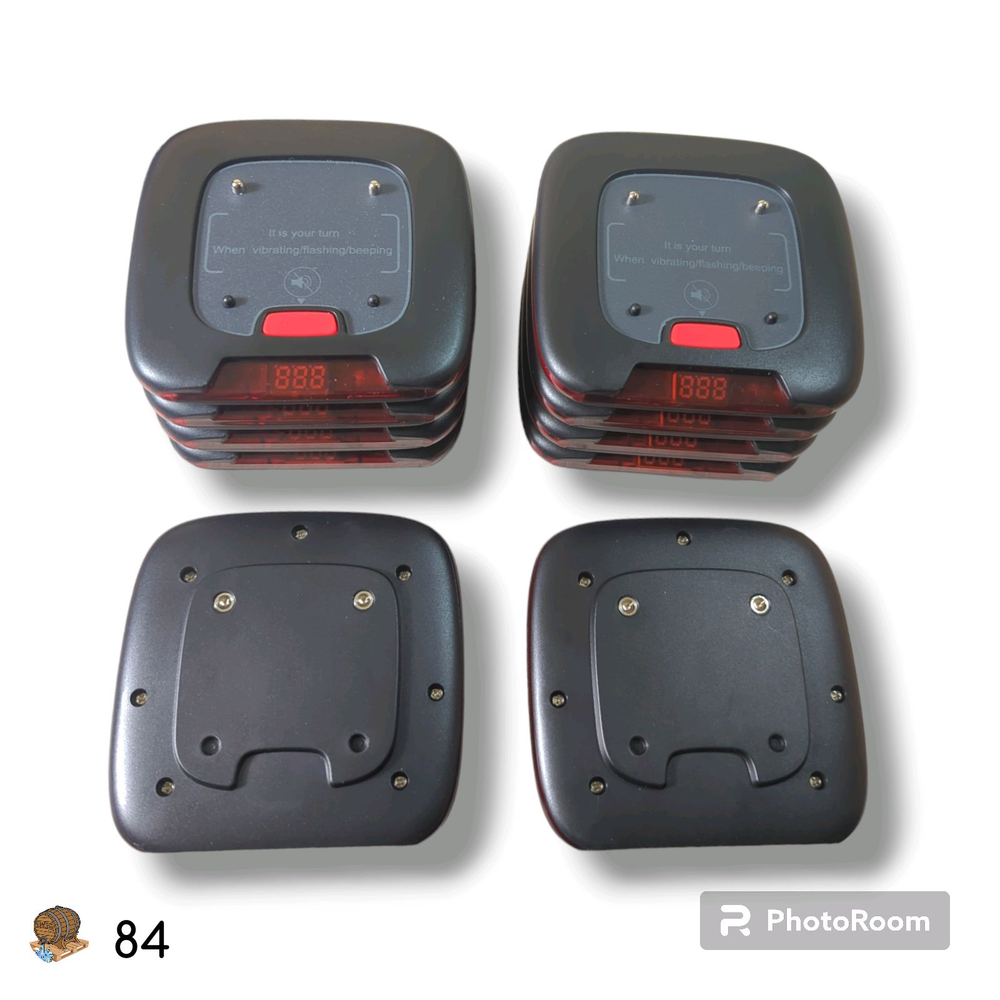 AGJ Restaurant Pager System Wireless Calling System w/ 20 Pagers Beeper Buzzer