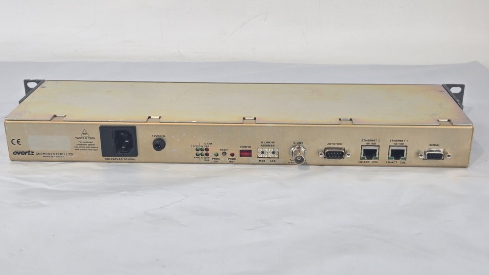 Evertz CP-1000E Intelligent Router Control Panel Routing Switch