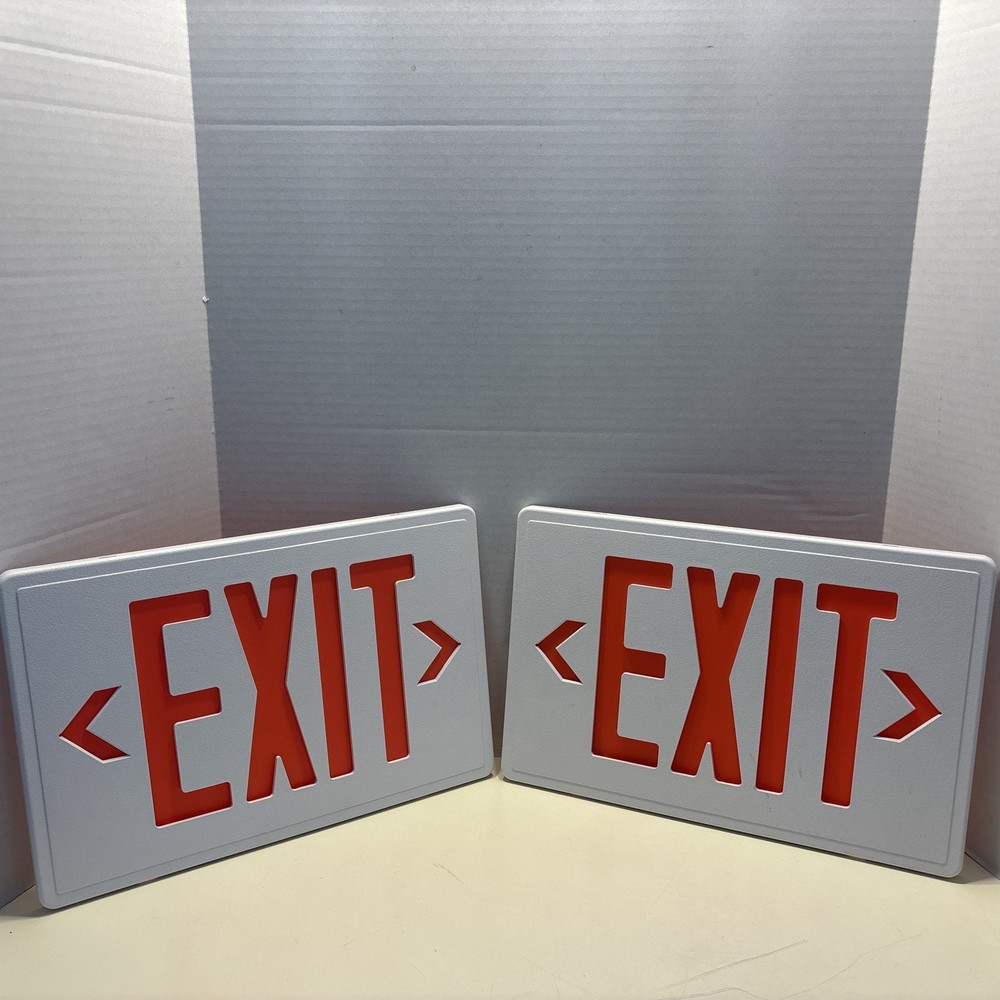 13” x8.5” Exit Sign Covers.Lot Of 2