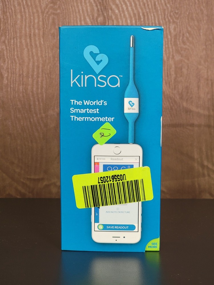 Kinsa KSA003B Smart Thermometer - Blue - New