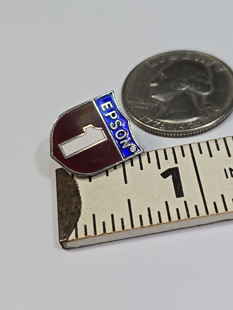 EPSON # 1 Lapel Pin Japanese Electronics Printers Imaging Supplies