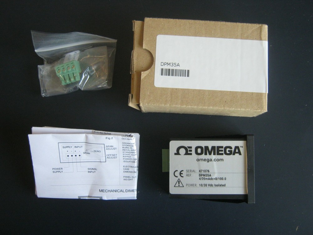 NEW Omega DPM35A process indicator meter display