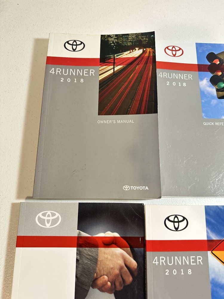 Toyota 4Runner Owner's Manuals 2018