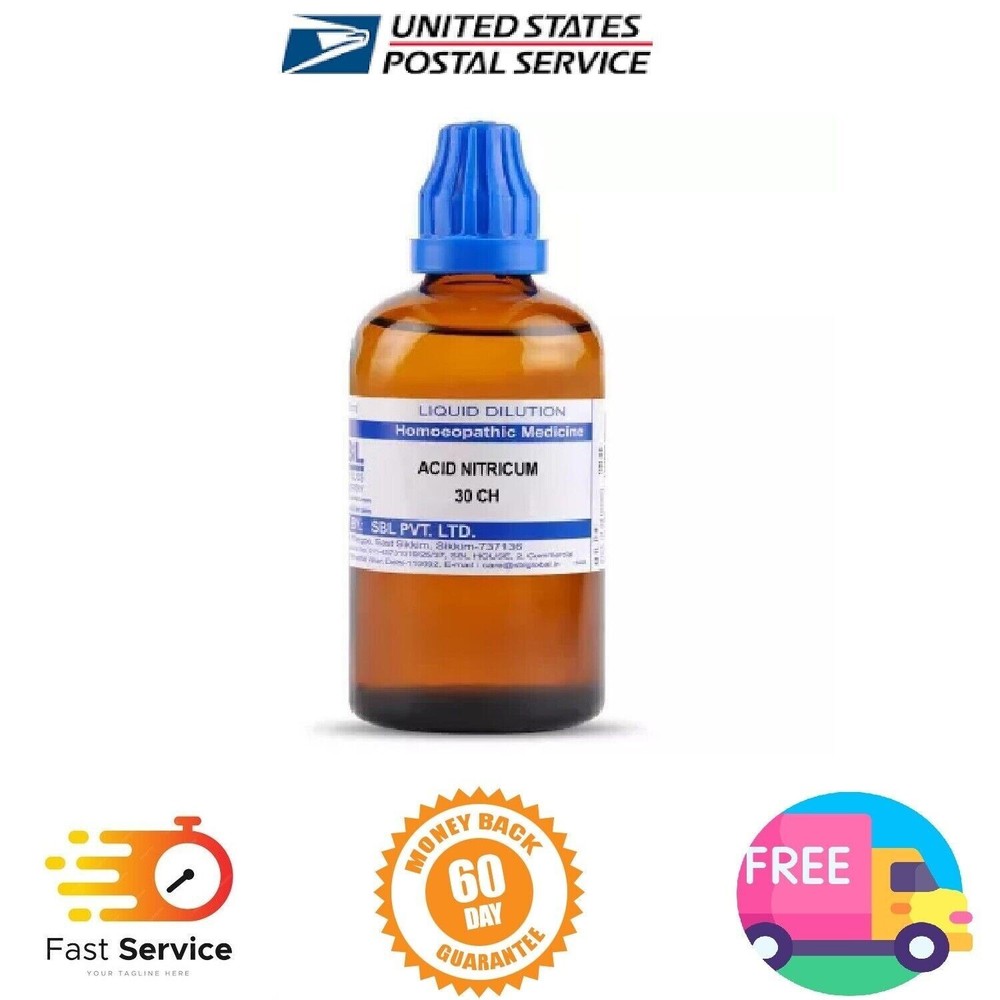 SBL Homeopathic Acid Nitricum (30 ML / 100 ML) (Select Potency)