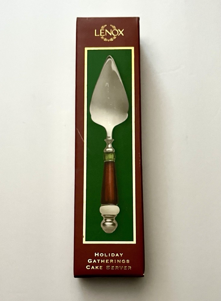 Lenox Cake Server Christmas Holiday
