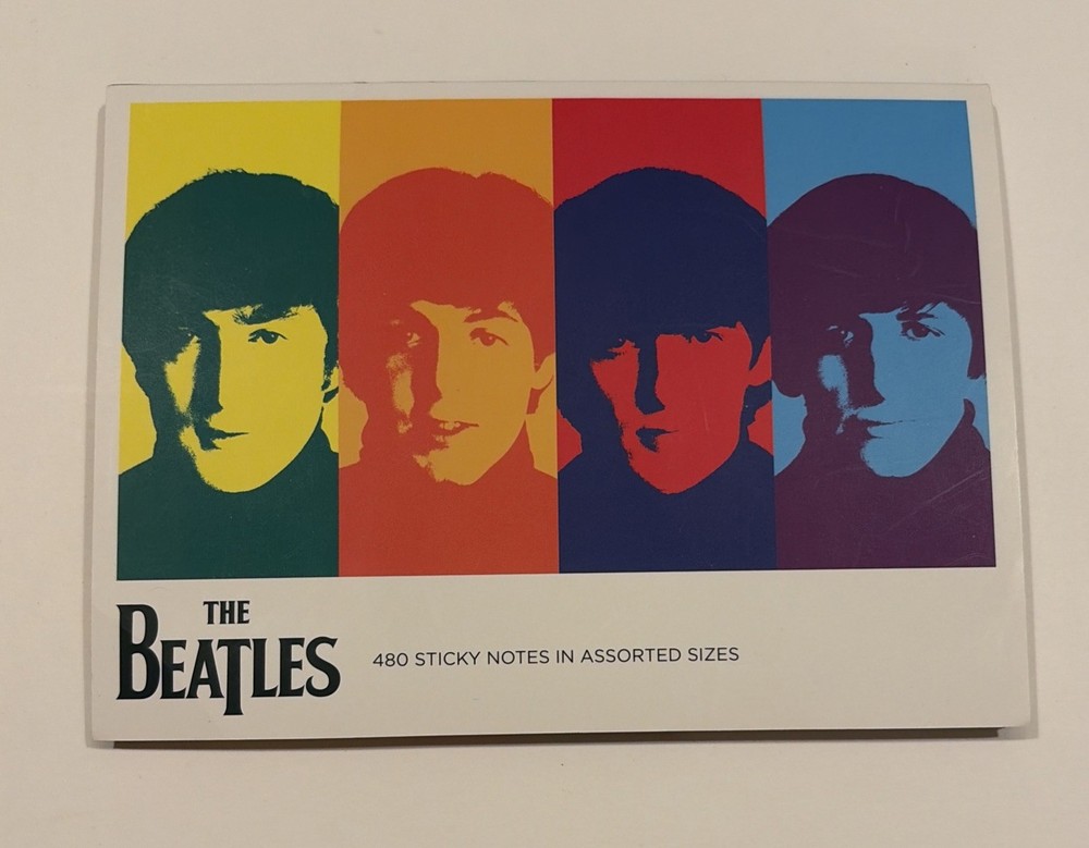 BEATLES Sticky Notes Assorted Sizes NEW Rare Officially Licensed