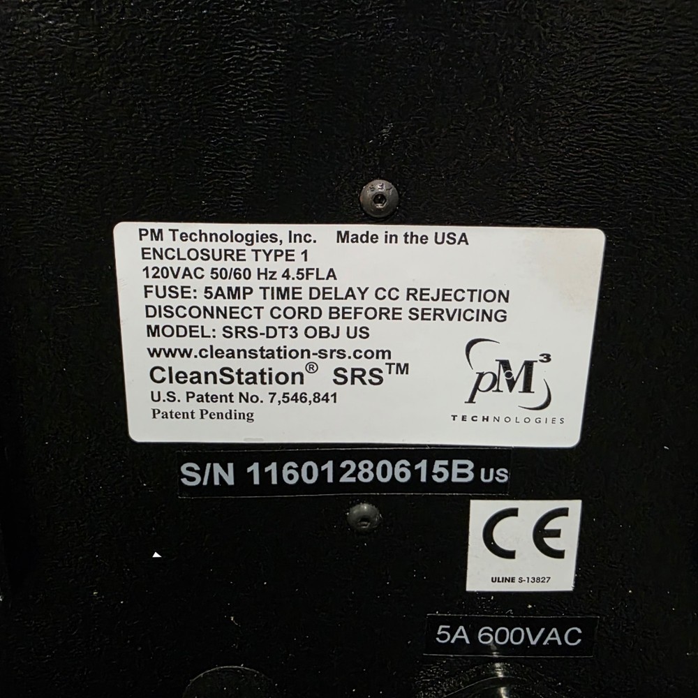 PM Technologies SRS-DT3-OBJ US CleanStation Soluble Support Removal System 120V