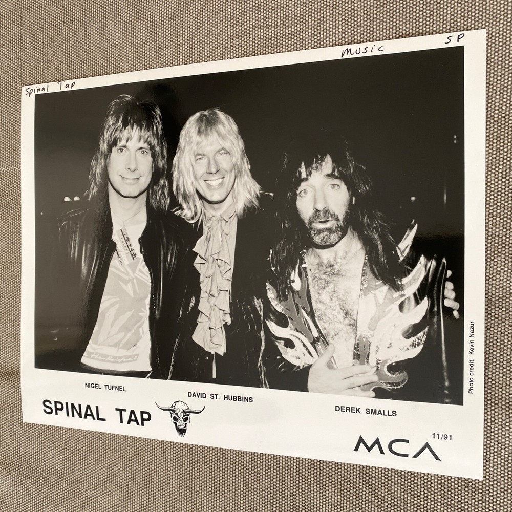 Spinal Tap Press Photo 8x10”. See Description.