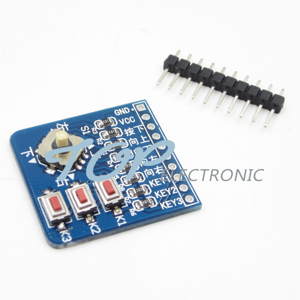 2PCS Navigation Button Module 5 Direction Key Keyboard Module Microcontroller
