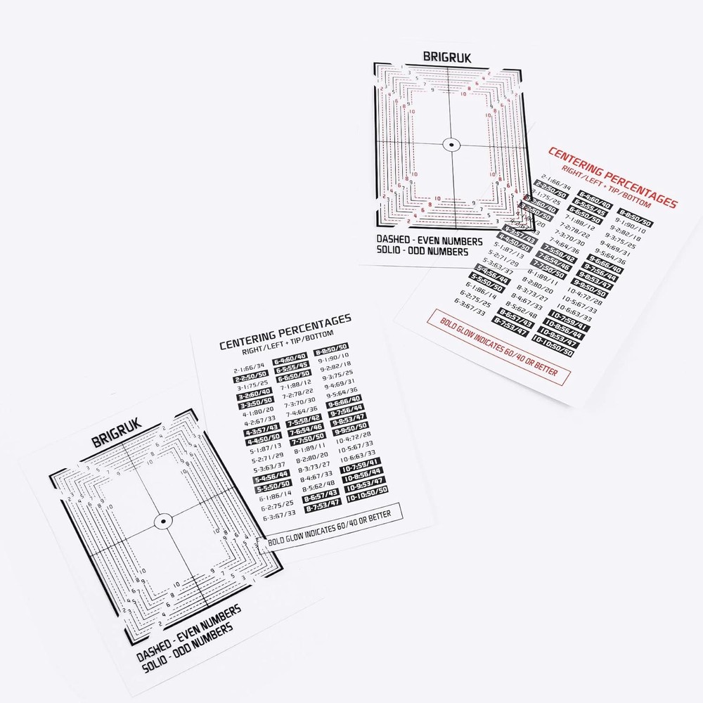 The Center Tool Card Grading - Centering New 2022 Includes 2X