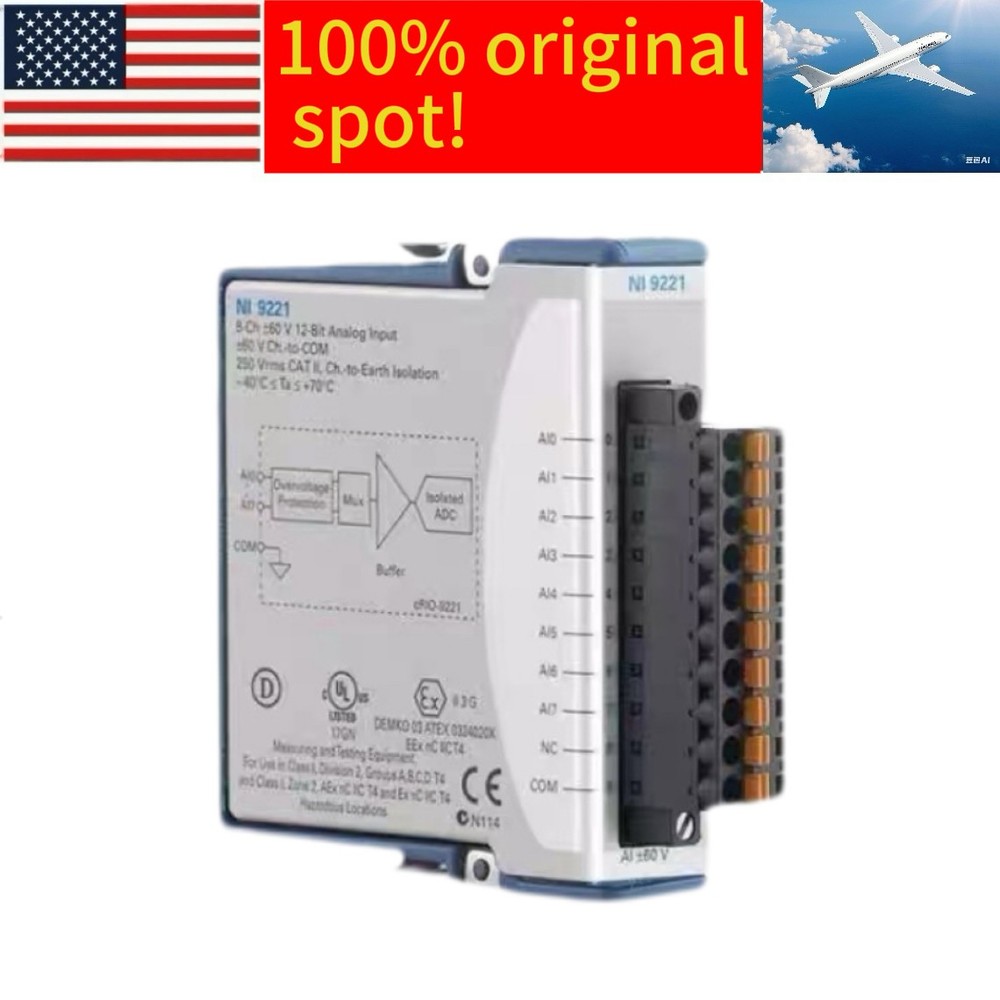 NI-9221 Voltage Input Module Spring Terminal 783732-01 Test passed used