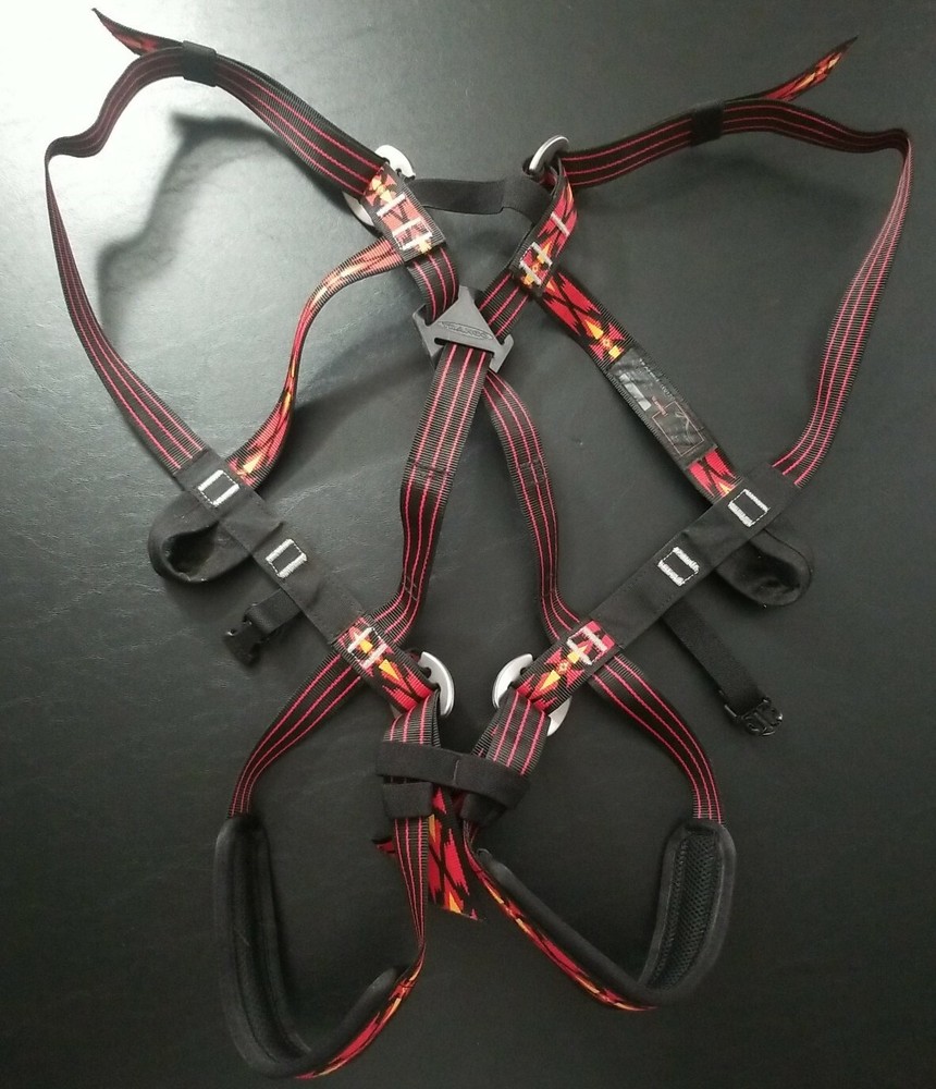 Trango Harness Junior Type B Size 18-23" 40kg Max Black/Red