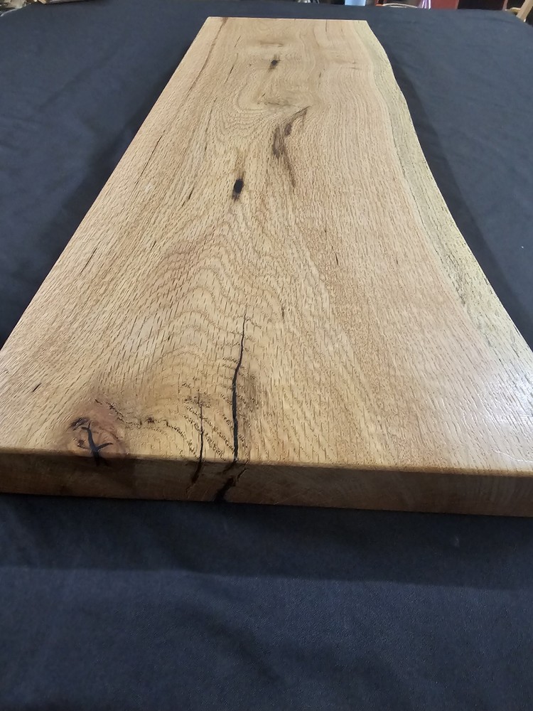 Live Edge Red Oak With Black Epoxy #RO12