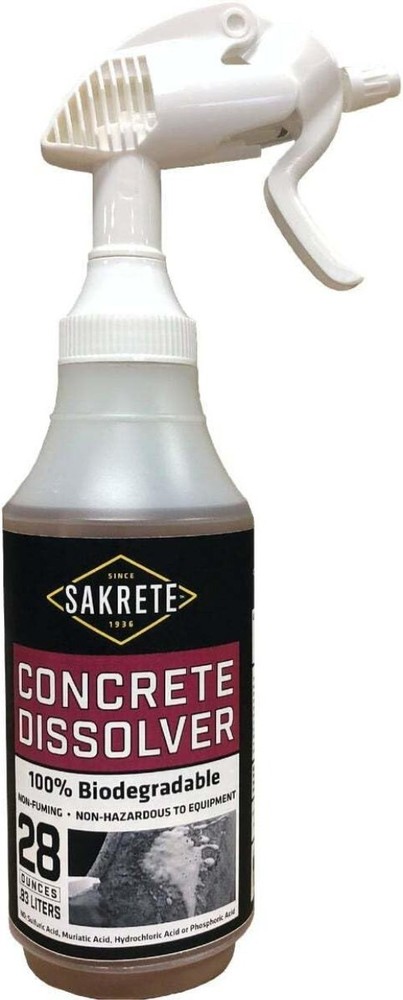 Biodegradable Concrete Dissolver | 28 oz Spray