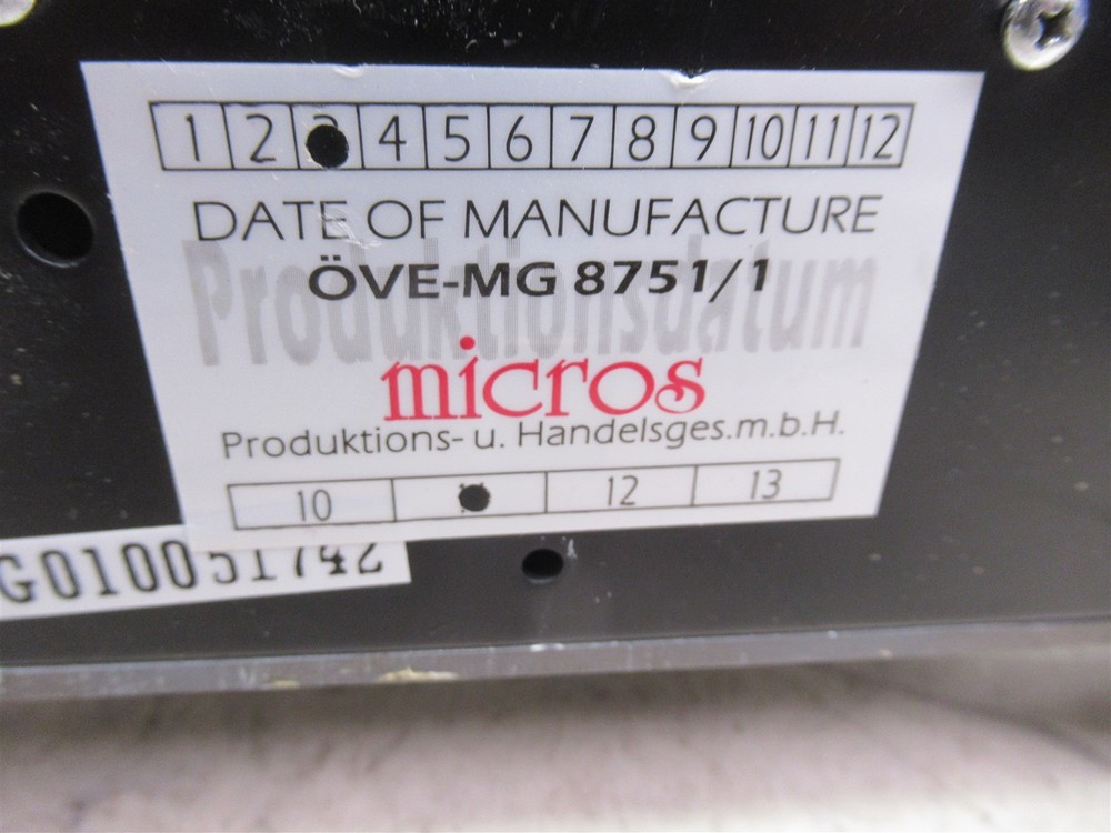 Micros MC100LED Laboratory Microscope Base Unit with Mechanical Stage XY Axis