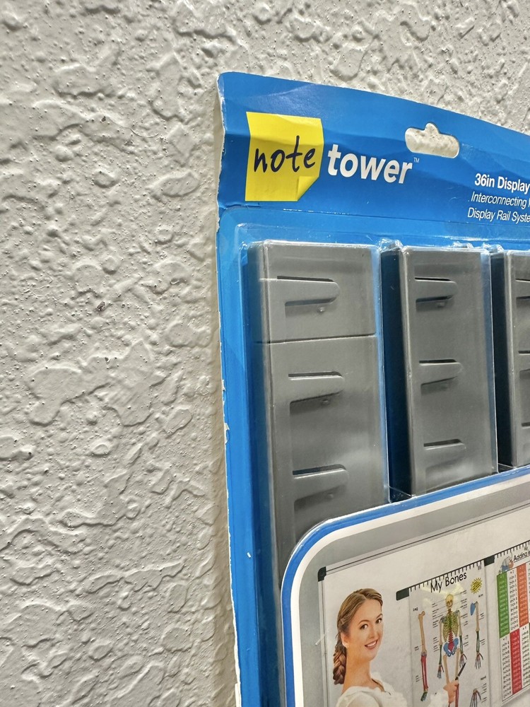 NoteTower 36” Display Rail interconnecting Modular Display Rail System.