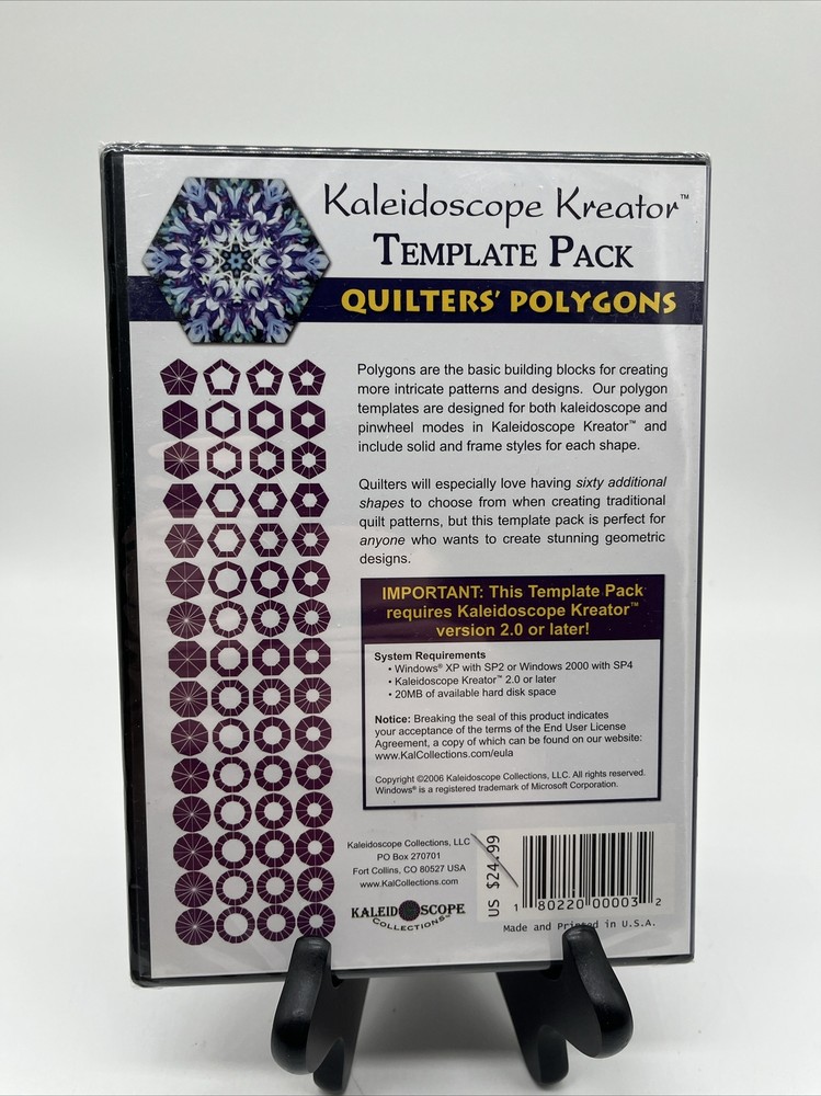 Kaleidoscope Orator Template Pack Quilting Patterns