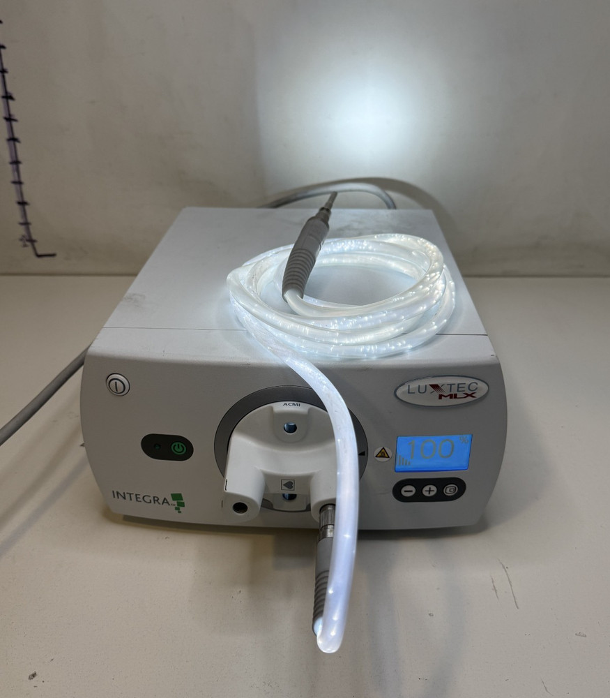 Integra Luxtec MLX Light Source W/ Fiber-Optic cable & headset